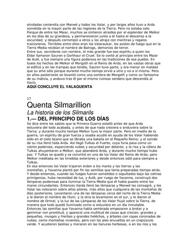 J. R. R. Tolkien: El Silmarillion (Spanish language, 1977, Texto Online)